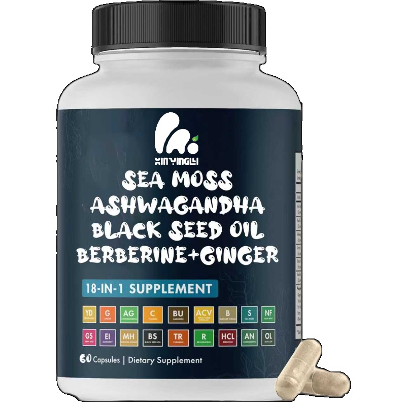Black Seed Oil Capsule - Algen, Schwarzkümmelöl, Ingwer, Kurkuma, Berberin, HCI,