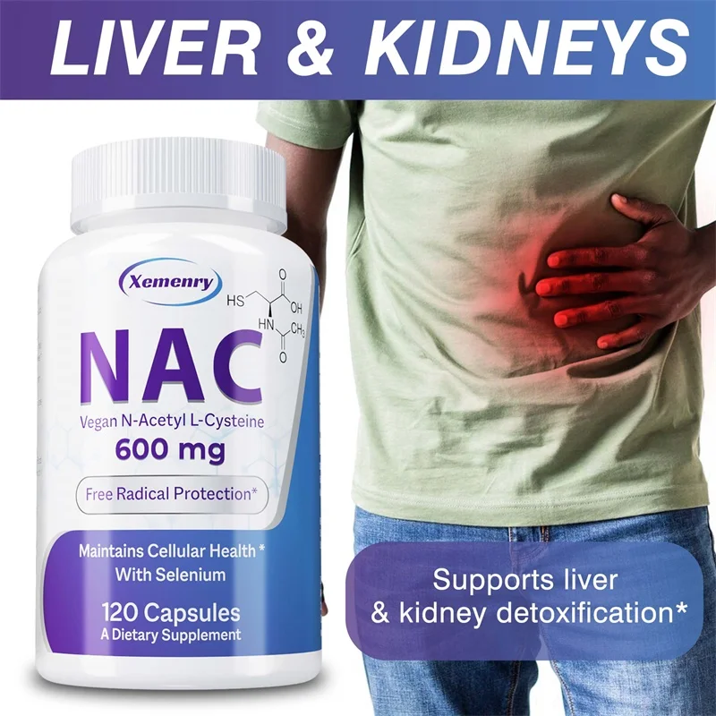 Nac N Acetyl Cysteine - NAC-Kapseln 600 mg – Unterstützt die