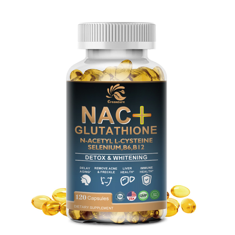 Nac N Acetyl Cysteine - Greensure NAC Glutathion-Kapseln N-Acetylcystein 1200 mg
