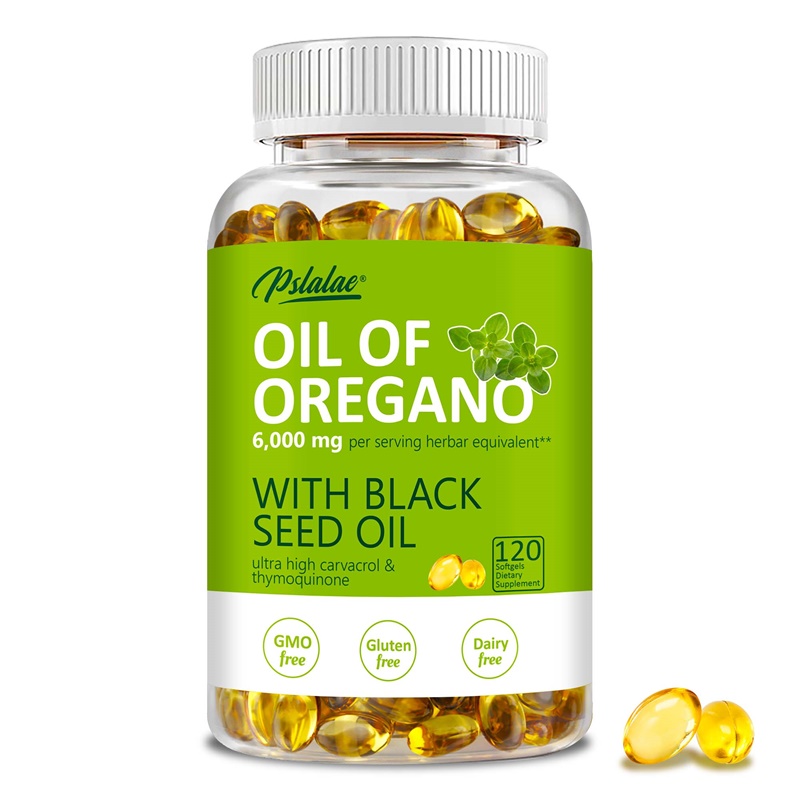 Black Seed Oil Capsule - Oreganoöl-Kapseln – mit schwarzem Samenöl –
