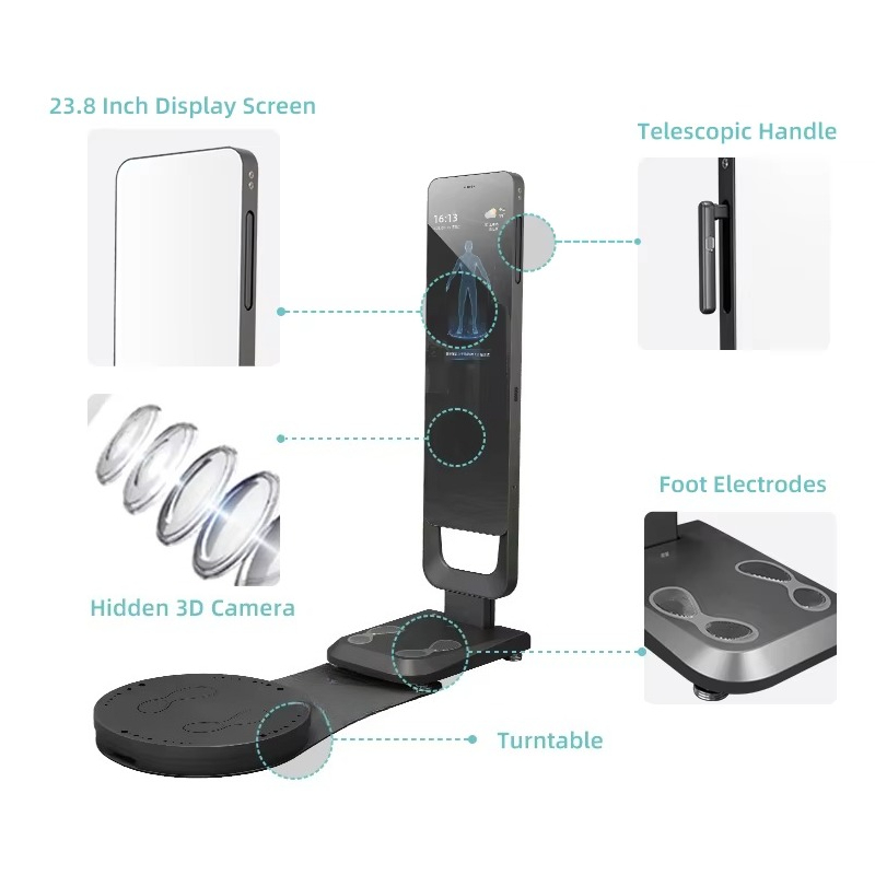 The Nutrition Fitness - Smart Fitness Mirror Body Scanner Ernährungsanalysator