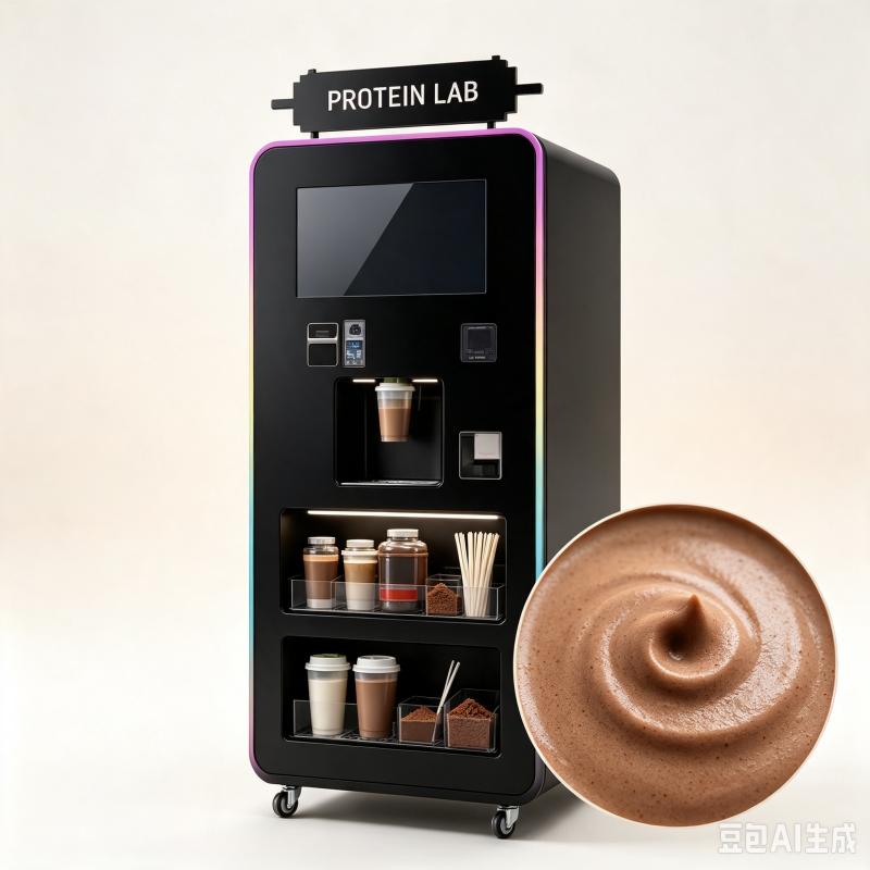 Nutrition Fitness Club - Maßgeschneiderter Protein-Shake-Automat Intelligenter Getränkespender Frisches Mischsystem