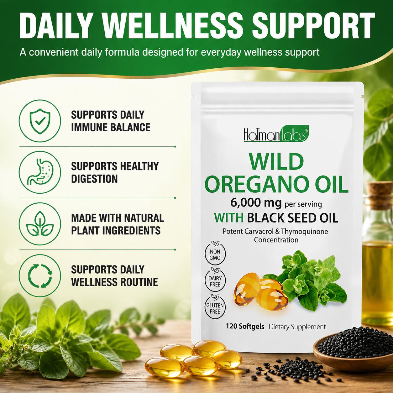 Wildes Oreganoöl mit Schwarzkü – Black Seed Oil Capsule Bewertung und Preis