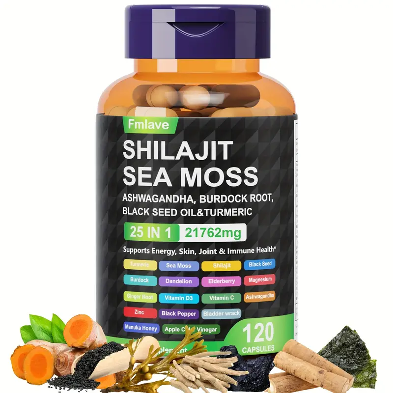 Fmlave 25 in 1 Meeresmoos-Schw – Black Seed Oil Capsule Bewertung und Preis